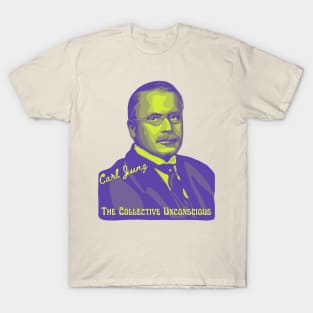 Carl Jung Portrait and Quote T-Shirt